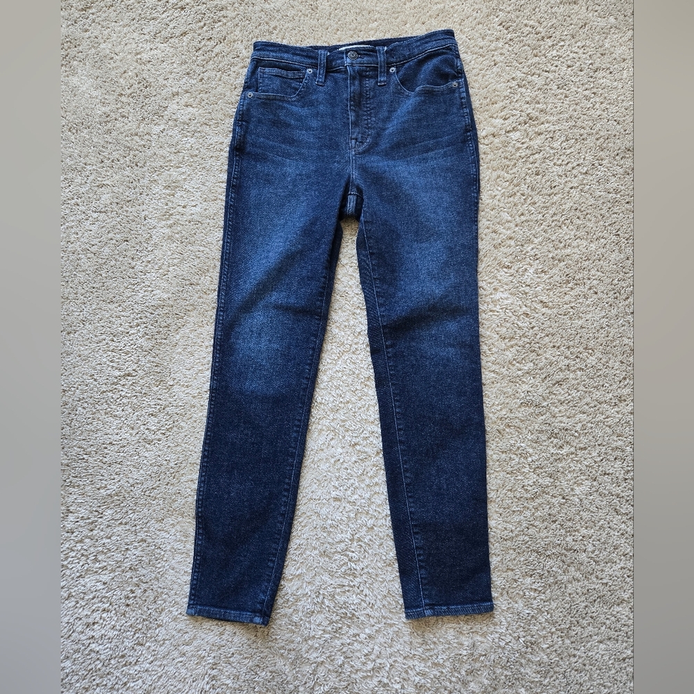 Madewell 10" high rise skinny jeans blue womens 27